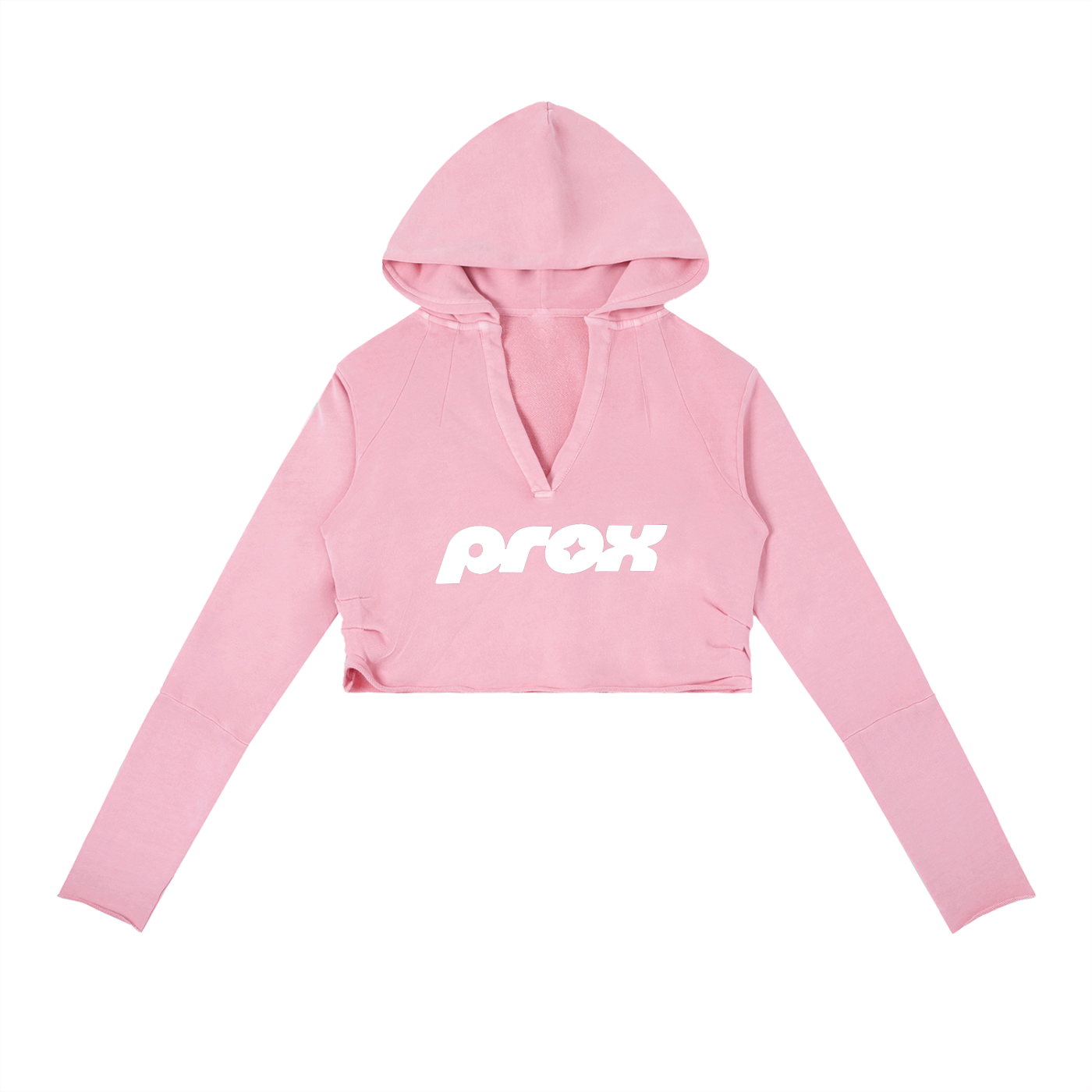 Vintage Washed Raw Edge Hoodie