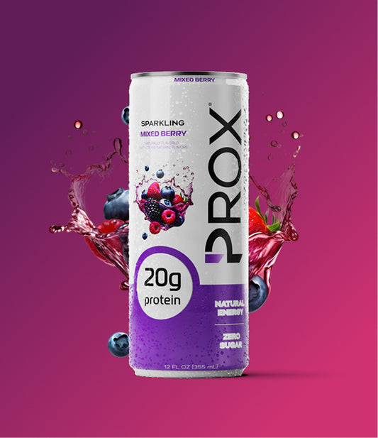 Prox Mixed Berry hybrid protein energy drink 12-pack - 20g protein, zero sugar