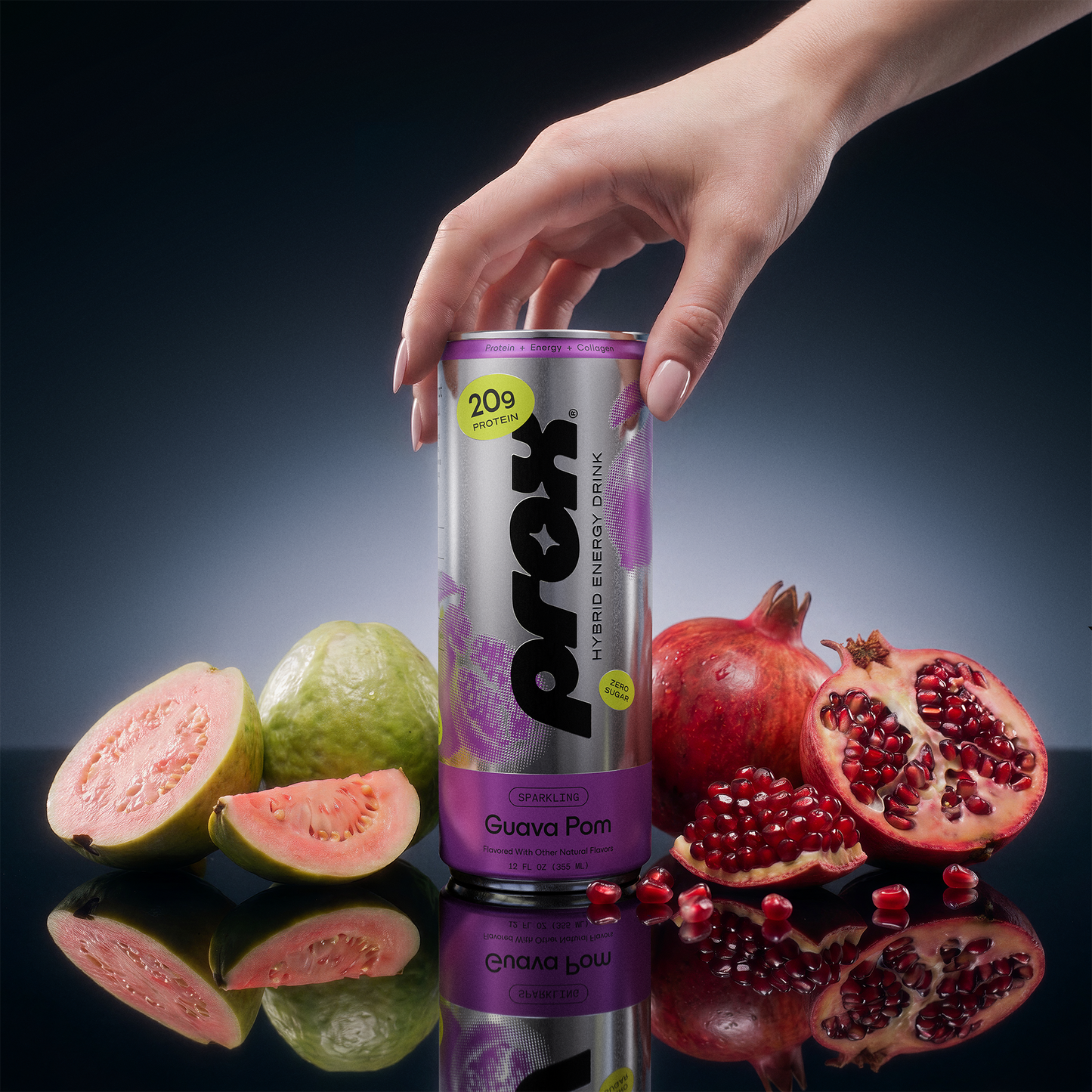Guava Pom Protein Energy Drink 12-Pack