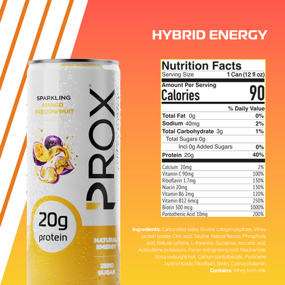 Mango Passionfruit Protein Energy Drink 12-Pack