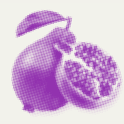 Guava Pom flavor halftone icon