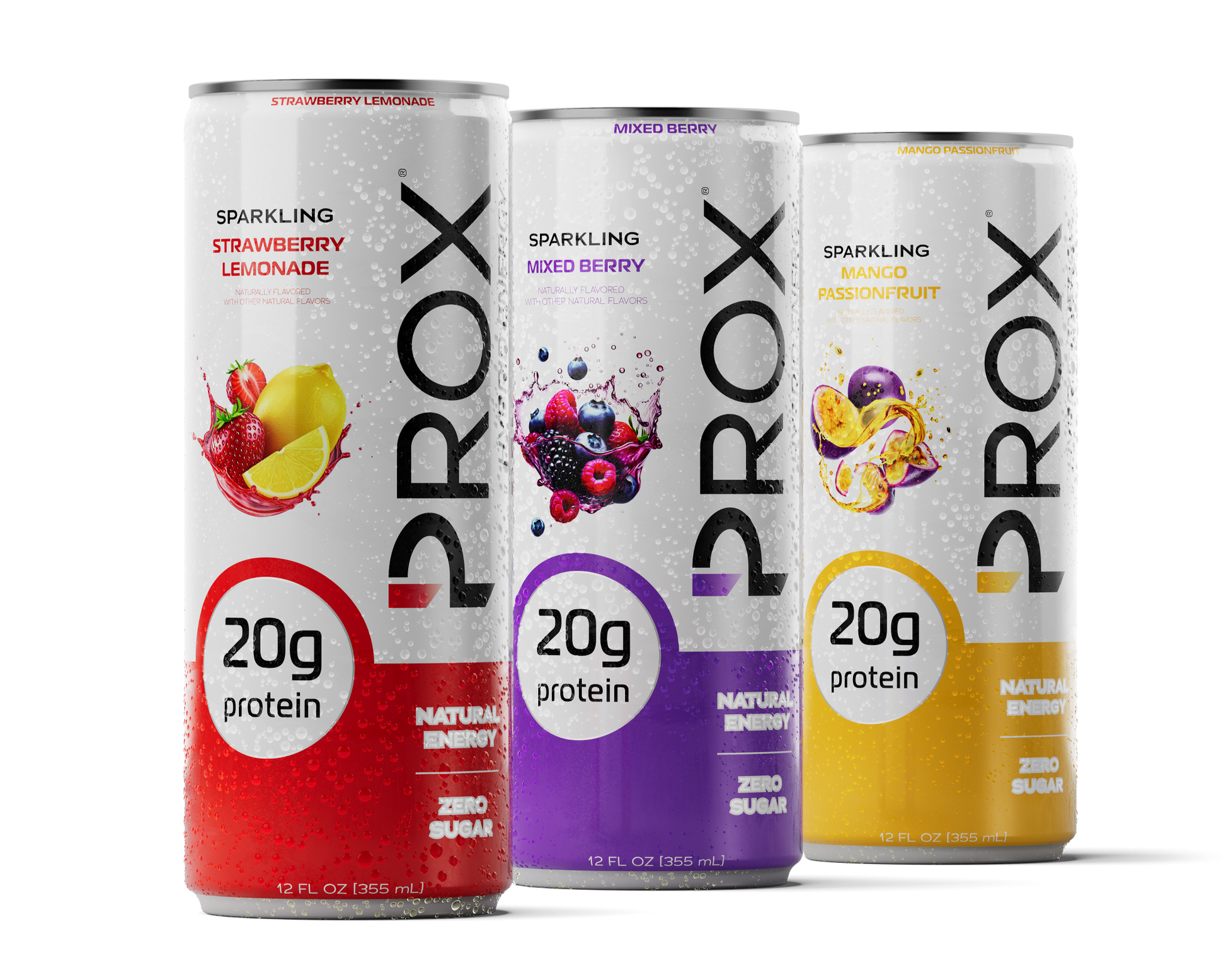 Prox sample 3-pack - try all three hybrid protein energy drink flavors