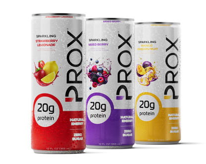 Prox sample 3-pack - try all three hybrid protein energy drink flavors