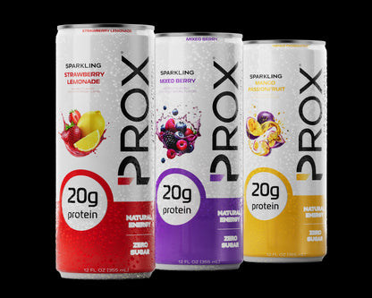 Prox Variety 12-pack - all three flavors of hybrid protein energy drink