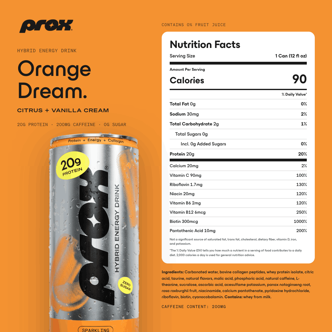 Prox Hybrid Protein Energy Variety 12-pack