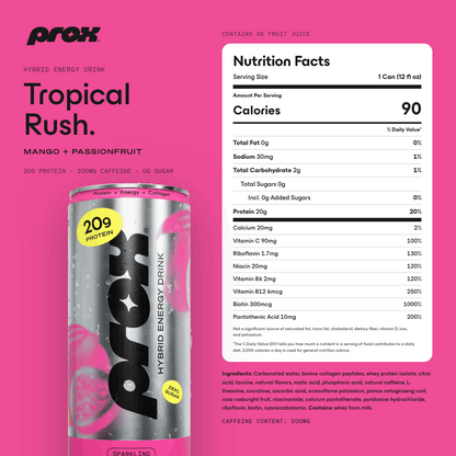 Tropical Rush Protein Energy Drink 12-Pack