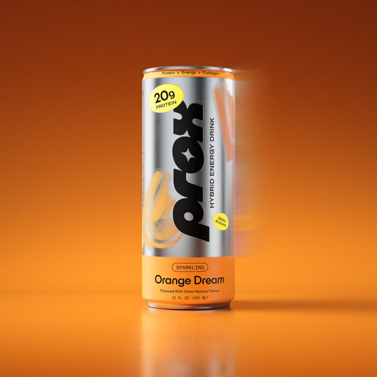 Prox Orange Dream protein energy drink can
